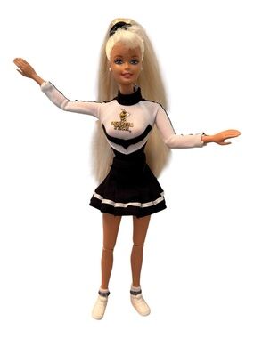 1996 UNIVERSITY BARBIE GEORGIA TECH YELLOW JACKETS NCAA CHEERLEADER BARBIE DOLL
